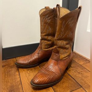 Nocona Teju Lizard Cowboy Boots Mens 12D